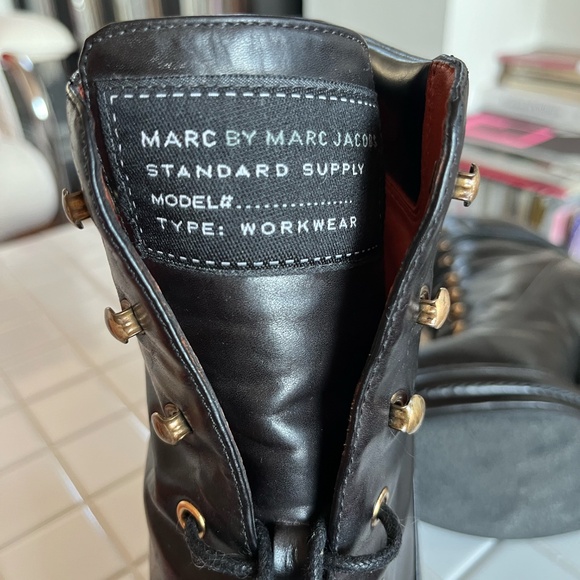 Marc by Marc Jacobs Combat Wedges - Picture 2 of 8